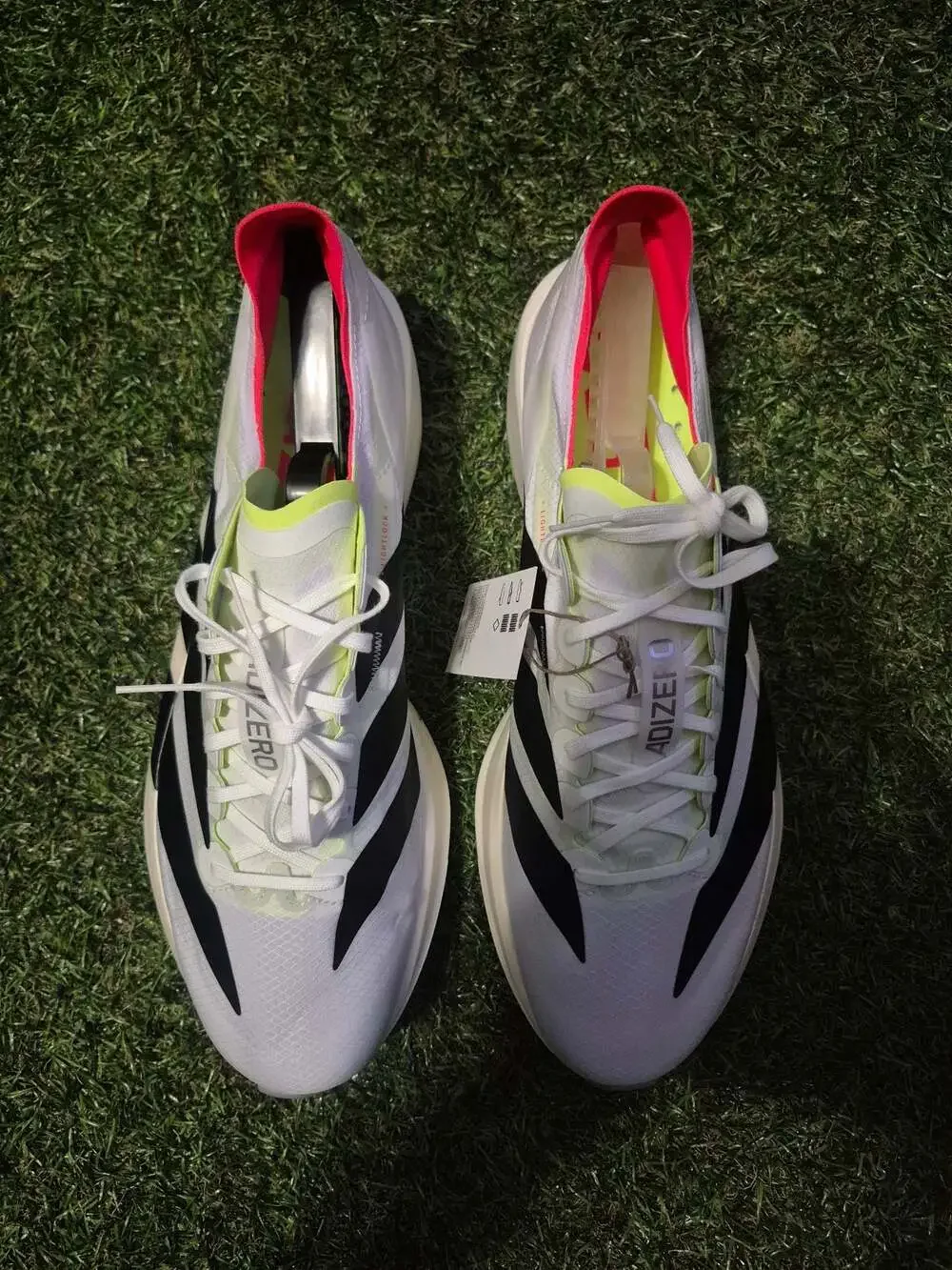 adidas Adizero Takumi Sen 11 Cloud White Core Black Lucid Red